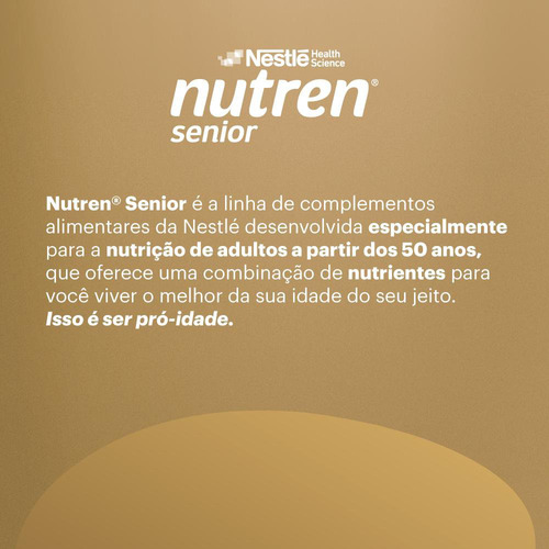 Suplemento Alimentar Nutren Senior Sem Sabor 370g - Nestlé