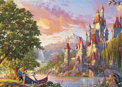 Ceaco - Thomas Kinkade - Disney - Beauty & The Beast Ii - R.