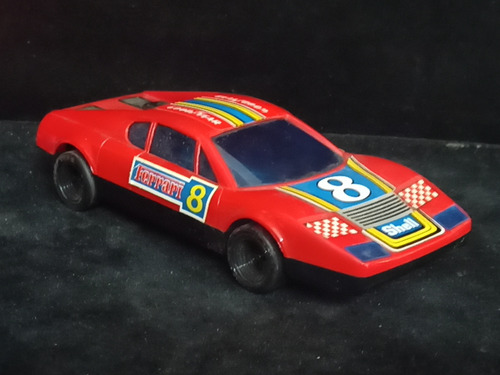 Antiguo Auto A Fricción Ferrari Bb A Escala 1:20 Con Luces