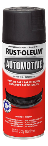 Aerosol Pintura Para Paragolpe Negro  Rust Oleum