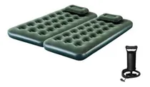 Comprar Combo 2 Colchones inflables Klimber 14719 1 Plaza + Almohadas + Inflador