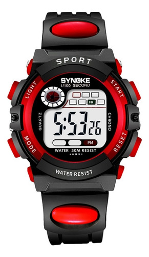 Synoke 99269 Children Digital Watch, Colour: Small (red)