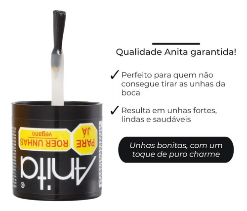 Kit 1 Pare Já De Roer Unhas 1 Endurecedor De Unhas