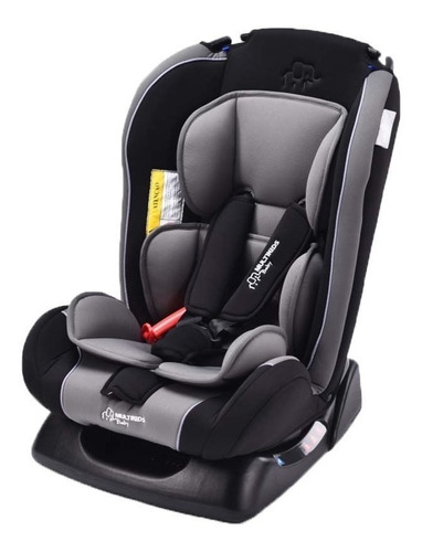 Imagem 1 de 4 de Cadeira Infantil Para Carro Multikids Baby Prius Cinza Preta