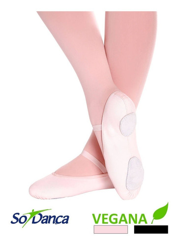 Zapatilla De Ballet Lona Vegana  So Dança F23vg