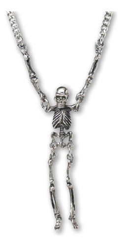 Esqueleto Gótico De Metal Real Con Brazos Y Piernas En Movim