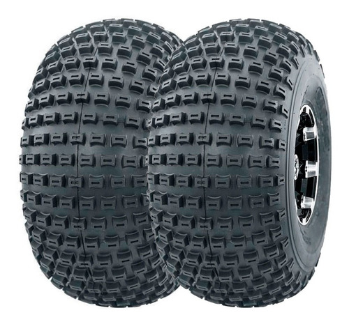 Kit X2 Cubiertas 18x9.50-8 P322 2pr Tl Blk Wanda