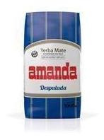 Pack X 12 Unid. Yerba  Despuma Azul 1 Kg Amanda Yerbas