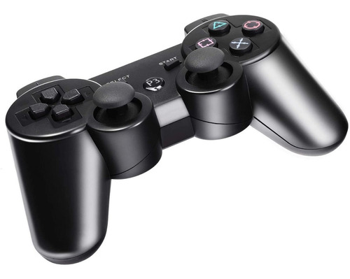 Controlador inalámbrico Sony Dobleshock Ps3 para Playstation 3, color negro