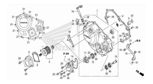 Empaque De Tapa Embrague Honda Cbr250, 300, Crf250l Original