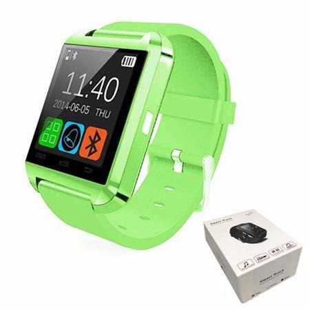 Smart Watch U8 Reloj Inteligente Tactil Bluetooth Verde