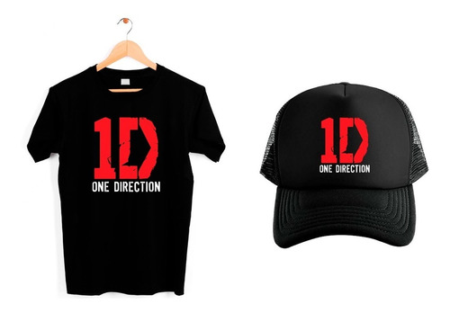 Playera Y Gorra Unisex 1d One Direction Pop Band Fashion