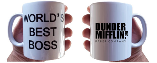 Taza The Office  World's Best Boss  Dunder Mifflin 