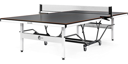 Mesa de ping pong SereneLife SLPPTB22 color negro