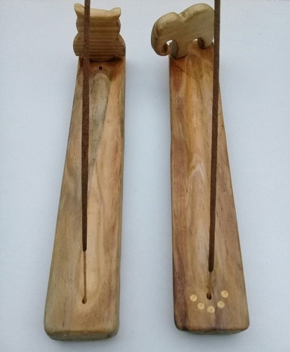 Porta Incienso De Madera
