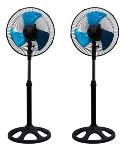  2pcs Ventilador Industrial Pedestal Pie 12 Pulgada