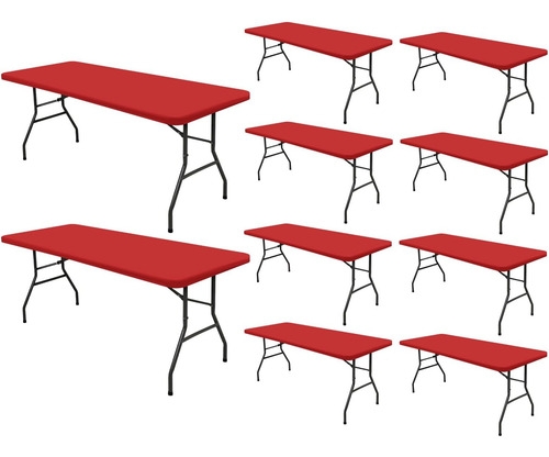 Mantel De Picnic Ajustable Para Mesa Rectangular Impermeable
