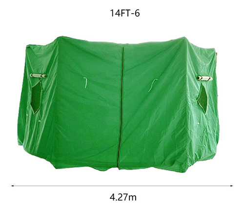 Tienda De Trampolín, Toldo De Verde 14ft 6 Polos