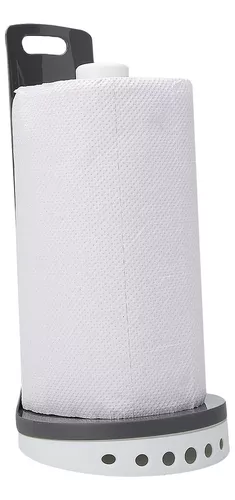 TAILI Soporte para toallas de papel para encimera, soporte de papel de  cocina independiente con base de ventosa, soporte de toalla de papel de  acero