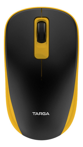 Mouse Óptico Sem Fio 1200 Dpi Targa M70w Amarelo