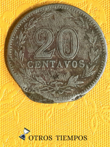 Moneda Argentina 20 Centavos 1897