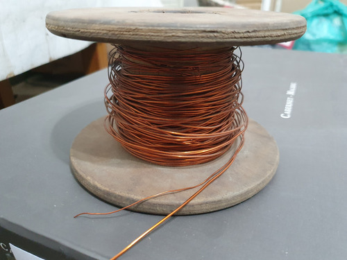 Alambre 100% Cobre Calibre 0,7mm X Metro