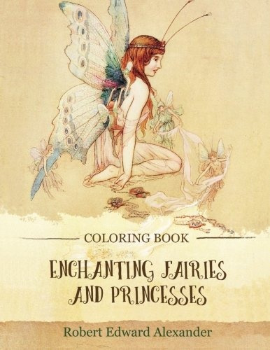 Enchanting Fairies And Princesses (colouring Book) (volume 4