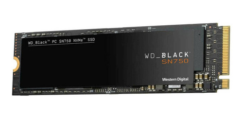 Imagen 2 de 3 de Disco sólido interno Western Digital WD Black SN750 WDS250G3X0C 250GB negro