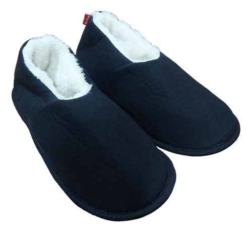 Pantuflas Cerradas Con Piel Dama Lisas Margon