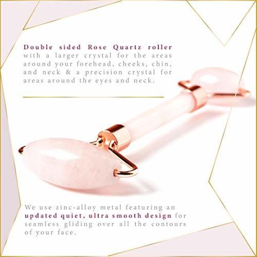 Imagen 3 de 7 de Cuidado Facial Producto Cosmético De Cuarzo Rosa Con Rodill