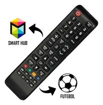 Comprar Controle Remoto Universal Compatível Para Tv Samsung Smart Hub Futebol Bn9806046a Ledu002Flcd Un32 Un40 Un43 Un48 Un50 Un55 Un65