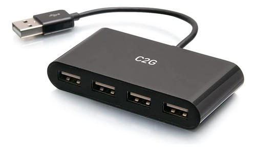 C2g Hub Usb-a 3.0 De 4 Puertos - Usb Superspeed ??de 5 Gbps,