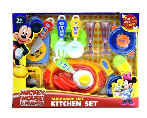 Kit Comidinha Cupcake Café Da Manhã Mickey E Minnie Disney