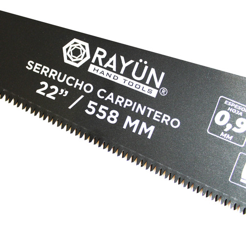 Serrucho Carpintero Acero/teflon 22 Rayun