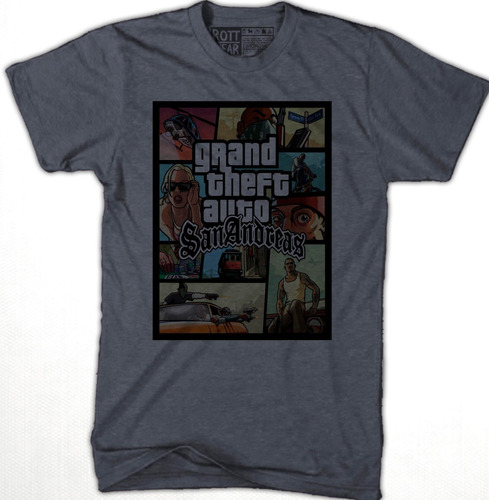 Grand Theft Auto San Andreas Gta Rott Wear 