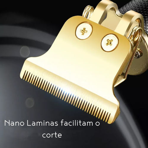 Imagem 6 de 12 de Maquina De Acabamento E Cortar Cabelo Sem Fio