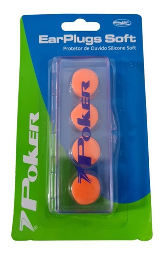 Protetor De Ouvido Silicone 4 Peças Ear Soft Poker