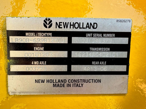 Retroexcavadora New Holland Lb90b 2008