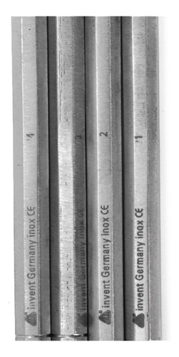 Atacador Endodoncia Dental Buchanan Lucks 4pzs 6b Aleman Pro Plateado