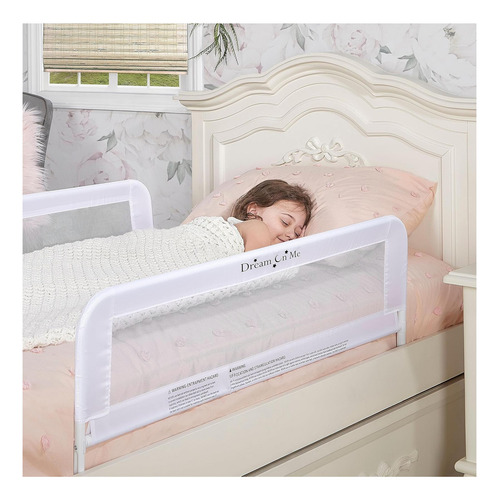 Rarde De Cama De Malla Ajustable En Blanco, Dos Niveles De Y