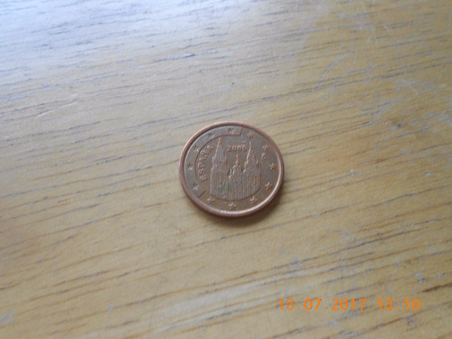 Euro España Moneda De 5 Centavos Año 2005