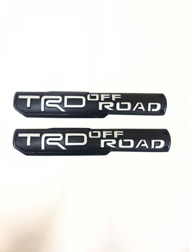 2 Emblemas Toyota Tacoma Tundra 4runner Trd Off Road Neg/gri