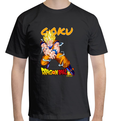 Playera Con Goku Dragon Ball Z Anime Manga