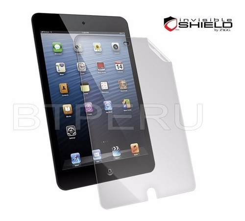 Lamina Mica Pantalla Para iPad Mini 2 3 Invisble Shield Zagg