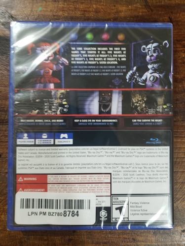 Five Nights At Freddy's Playstation 4 Ps4 Sellado. (Usado)