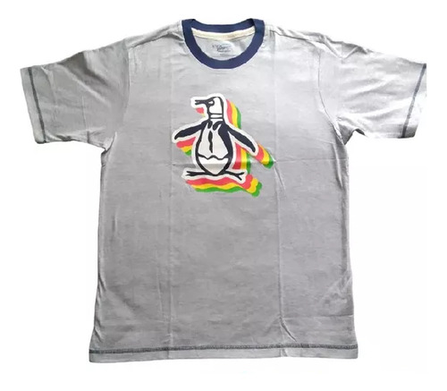 Playera Pijama Penguin Gris Talla Xl