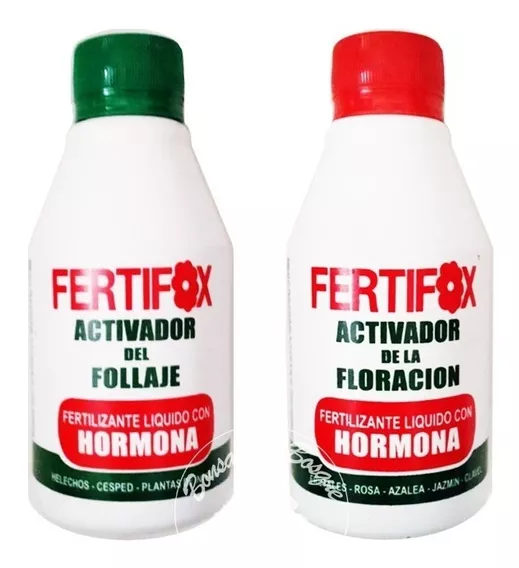Combo X2 Fertilizante Floracion Y Follaje Liquido Fertifox