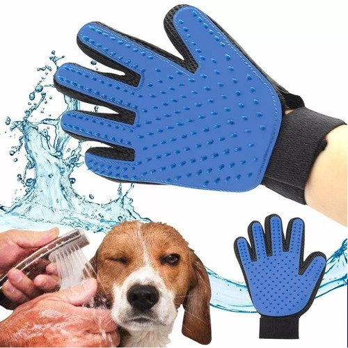 Guante True Touch Quita Pelo Mascota Gato Perro Masajeador