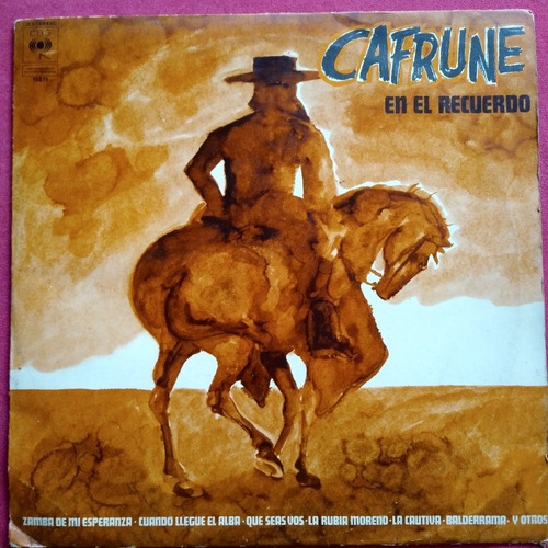 Cafrune En En Recuerdo Lp 1978 Edición Uruguaya Impecable