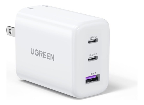 Cargador Usb C Ugreen 65w, 3 Puertos Compa B09p88z3ct_020424